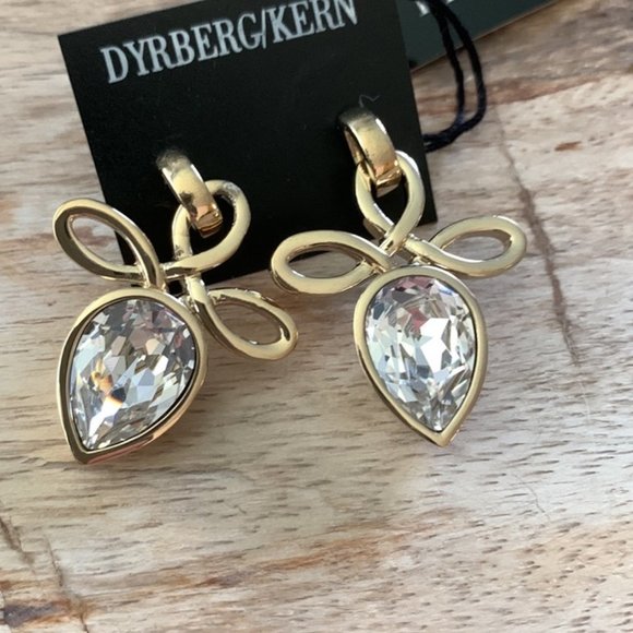 Dyrberg/Kern Ginette Swarovski crystal earrings - Picture 5 of 7